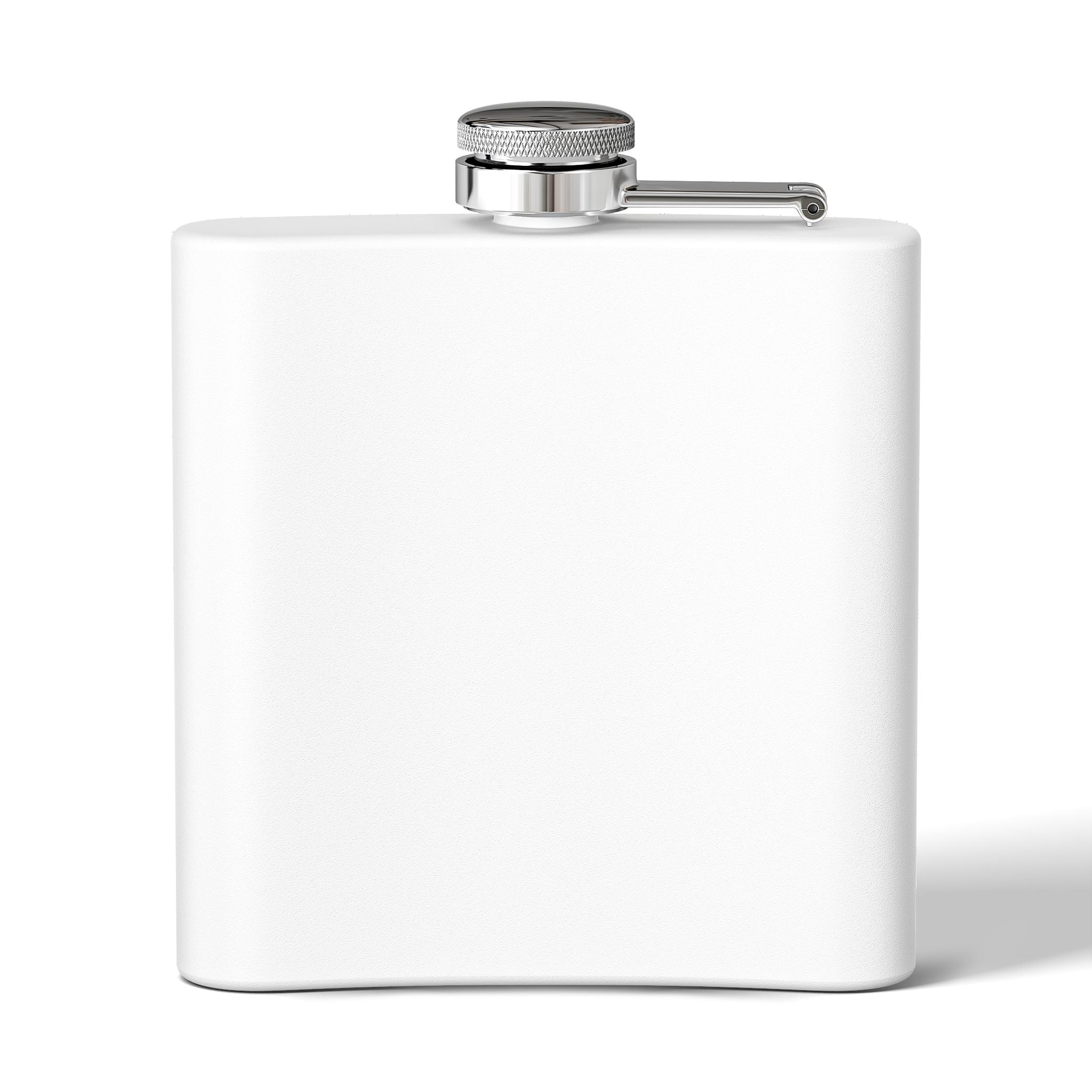 Thinking About Drinking, Stainless Steel Flask, 6oz